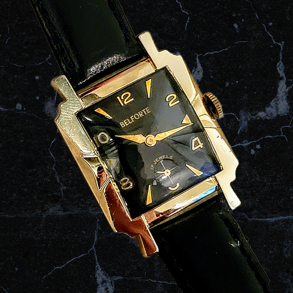 BELFORTE Watch 17 Jewels Model 11a 3 Swiss Made SECOND