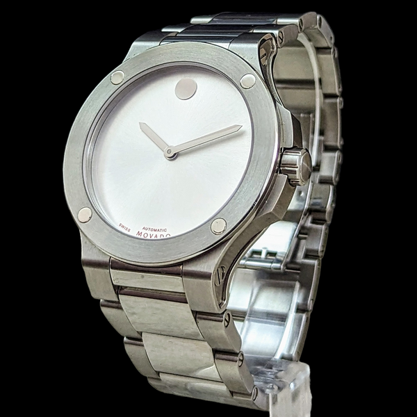 MOVADO SE Extreme Automatic Wristwatch Display Back Swiss Cal Sellita