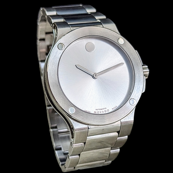 MOVADO SE Extreme Automatic Wristwatch Display Back Swiss Cal Sellita