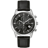 BULOVA Sutton Chronograph Watch 96B403 Date Indicator Stainless Steel Wristwatch