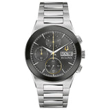 BULOVA Modern Millennia Chronograph Watch ALL Stainless Steel 96C149