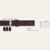 MS847 - Carbon Fiber Style - Hadley Roma Watch Strap