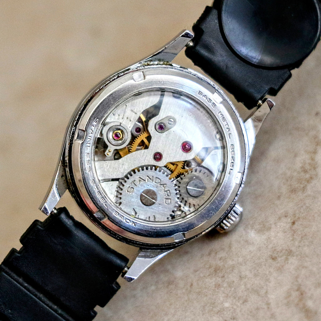 ANDRE BOUCHARD Wristwatch 17 Jewels 27mm Mechanical Display Back Watch ...