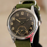 1942 ETERNA WWII Military Jumbo Wristwatch Ref. 138.92 Cal. 852 - Radium Dial Watch