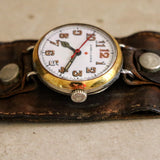 AMBULANCE Red Cross Trench Watch WWI Doctor’s Wristwatch by Marvin Watch Co.
