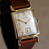 1950 LORD ELGIN Wristwatch 23 Jewels Grade 626 6 ADJ’s U.S.A. Made Vintage Watch