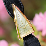 PIERRE DUVILLE “A Parabolic Watch” 17 Jewels Triangle Vintage Wristwatch
