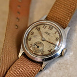 1940s ANCRE 15 Rubis Wristwatch Vintage French WWII Military Watch