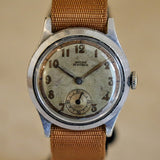 1940s ANCRE 15 Rubis Wristwatch Vintage French WWII Military Watch
