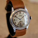 1940s ANCRE 15 Rubis Wristwatch Vintage French WWII Military Watch
