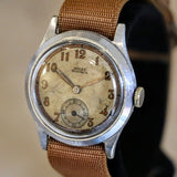 1940s ANCRE 15 Rubis Wristwatch Vintage French WWII Military Watch