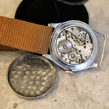 1940s ANCRE 15 Rubis Wristwatch Vintage French WWII Military Watch