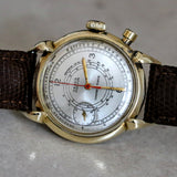 14K GOLD GRUEN Precision Chrono-Timer Wristwatch Doctors Pulsometer Vintage Watch