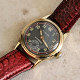 CLINTON Waterproof Wristwatch Grey Dial 17 Jewels 29mm Swiss Made Watch