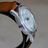 E. GUBELIN Military Style Wristwatch 17 Jewels AS 1187 Swiss Made Watch