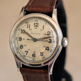1930s RACINE Military WWII Wristwatch by Gallet & Co. 17 Jewels Swiss Watch