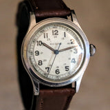 1930s RACINE Military WWII Wristwatch by Gallet & Co. 17 Jewels Swiss Watch