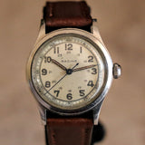 1930s RACINE Military WWII Wristwatch by Gallet & Co. 17 Jewels Swiss Watch