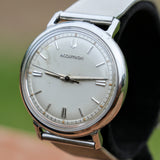 1967 BULOVA Accutron 214 Wristwatch All Stainless-Steel Vintage Watch