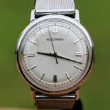 1967 BULOVA Accutron 214 Wristwatch All Stainless-Steel Vintage Watch