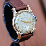1950 BULOVA Windsor Watch Cal. 10BM 17 Jewels U.S.A. Made Wristwatch