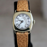 A. LeCoultre & E.Blancpain Fils. Wristwatch 15 Jewels 3 ADJ 14K GOLD Vintage Swiss Watch