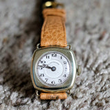 A. LeCoultre & E.Blancpain Fils. Wristwatch 15 Jewels 3 ADJ 14K GOLD Vintage Swiss Watch
