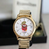 HAMILTON Quartz Watch - Campbell's Soup Dial Wristwatch Original Box & Papers!