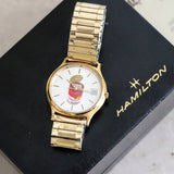 HAMILTON Quartz Watch - Campbell's Soup Dial Wristwatch Original Box & Papers!