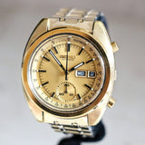 1972 SEIKO Golden Chronograph Automatic Watch Ref. 6139-6015 Vintage Wristwatch