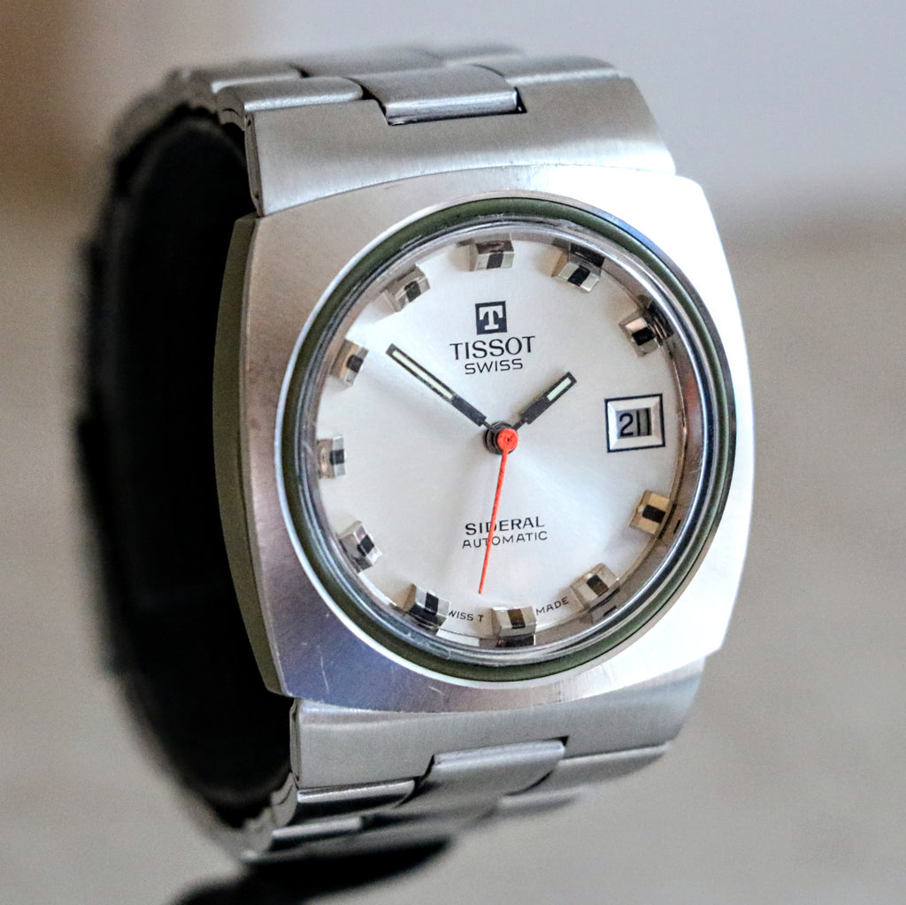 Montre Tissot Sidéral Automatic - Cadran Gris, Bracelet Métal - Occasion Fonctionnelle