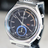 1974 SEIKO Speed-Timer Chronograph Automatic Watch Ref. 6139-7069 Day/Date Vintage Wristwatch