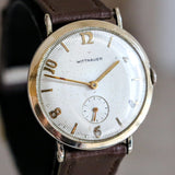 WITTNAUER Mechanical Watch 33mm Vintage 10K GF Wristwatch Round Case