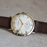 WITTNAUER Mechanical Watch 33mm Vintage 10K GF Wristwatch Round Case