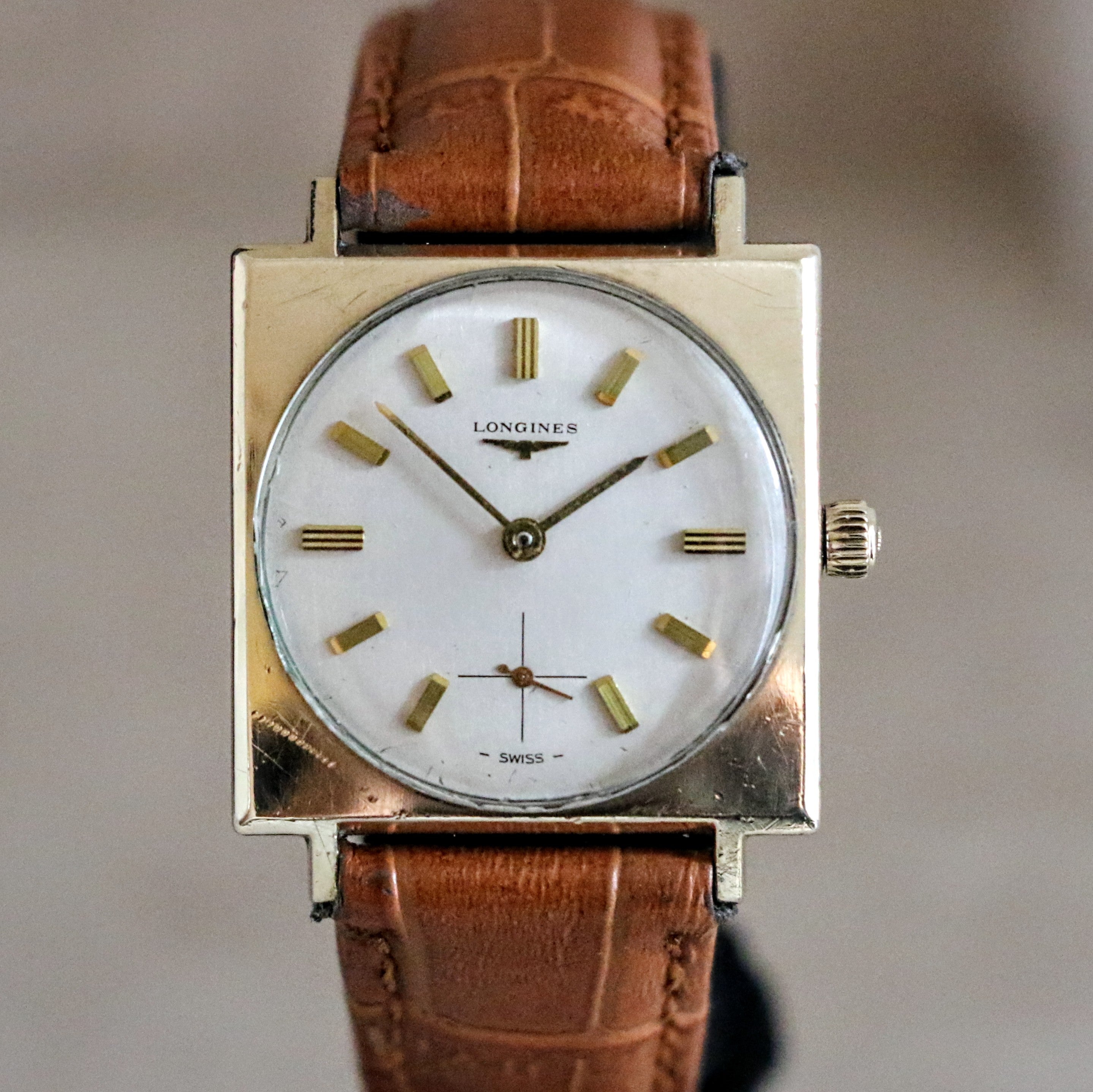 1966 LONGINES - Wittnauer Watch Ref. 2686 17 Jewels Cal. 370 10K GF Vintage Wristwatch