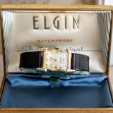 1953 ELGIN Durapower Wristwatch Shockmaster Grade 674 ADJ’D 17 Jewels U.S.A. Watch
