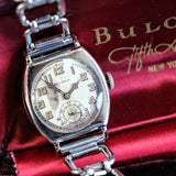 1928 BULOVA Spartan Watch 15 Jewels Cal. 10AN Art Deco Wristwatch
