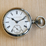 1873 ELGIN Pocket Watch G.M. Wheeler Grade 63 11 Jewels 18s Vintage USA Made Oresilver Case