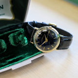 1960s CROTON Nivada Grenchen Aquamatic Watch 17 Jewels Vintage Automatic Wristwatch 10K GF