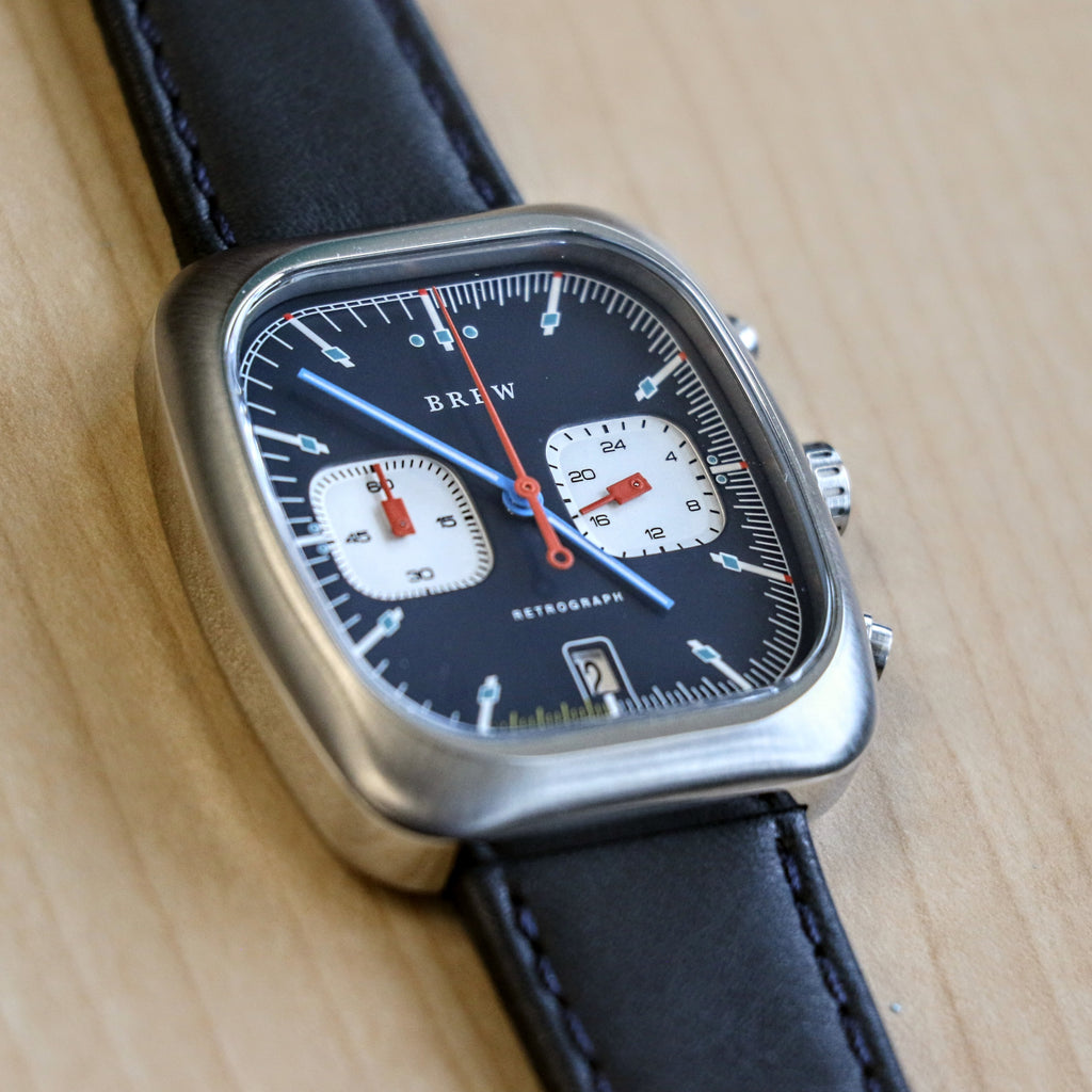 Explore BREW Retrograph Technicolor Watch Date Indicator – SECOND HAND ...
