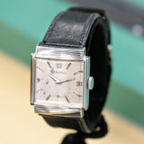 1962 BULOVA Rawlings Watch 10K White GF 24.5mm Vintage Wristwatch