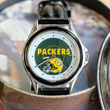Relic NFL Team Green Bay Packers Watch - Box & Papers! Vintage Wristwatch