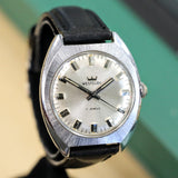 Vintage WESTCLOX Watch 17 Jewels 36mm Cushion Brushed Case