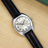 Vintage WESTCLOX Watch 17 Jewels 36mm Cushion Brushed Case