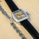1935 Art Deco WALTHAM Wristwatch 15 Jewels Vintage U.S.A. Made Watch
