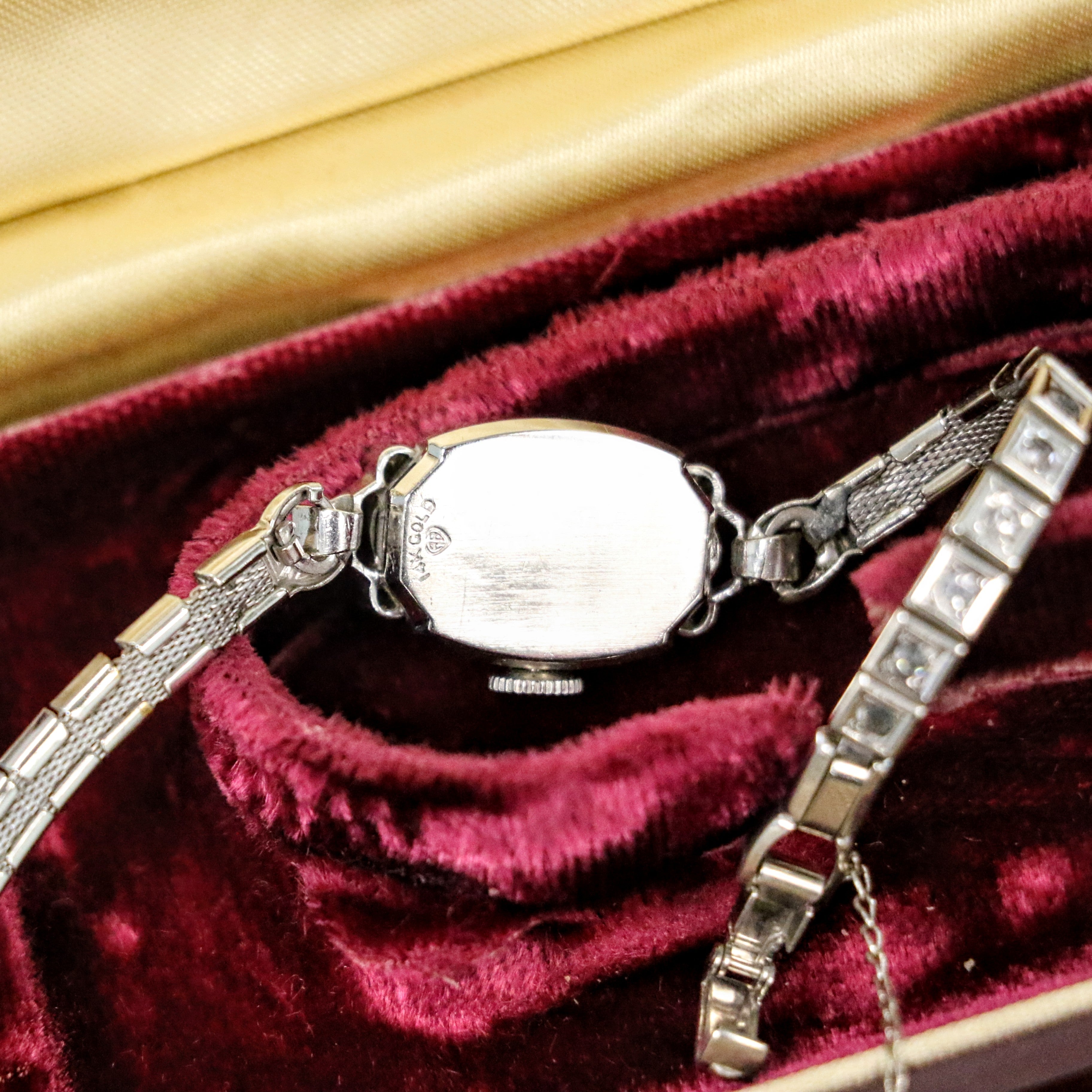 Vintage Lady Elgin 14k Gold Filled Wrist Watch and 10k Gold