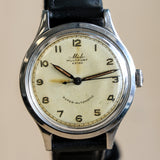 1940s MIDO Multifort Extra Super-Automatic Wristwatch 17 Jewels Bumper Automatic Cal. 917 Watch