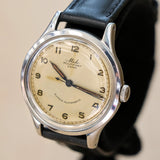 1940s MIDO Multifort Extra Super-Automatic Wristwatch 17 Jewels Bumper Automatic Cal. 917 Watch