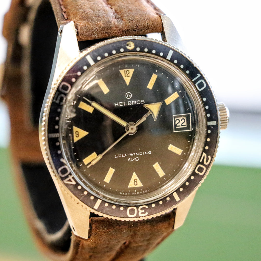 Shop 1960s Helbros Invincible Skin Diver Automatic Wristwatch – SECOND ...