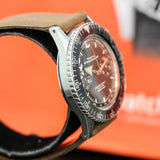 1961 CROTON Nivada Grenchen Chronograph Aviator Sea Diver Watch Venus 210 Chronomaster Wristwatch